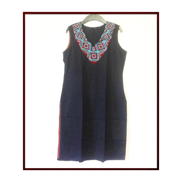 💫Melange Embroidered Kurta - Picture 2 of 10